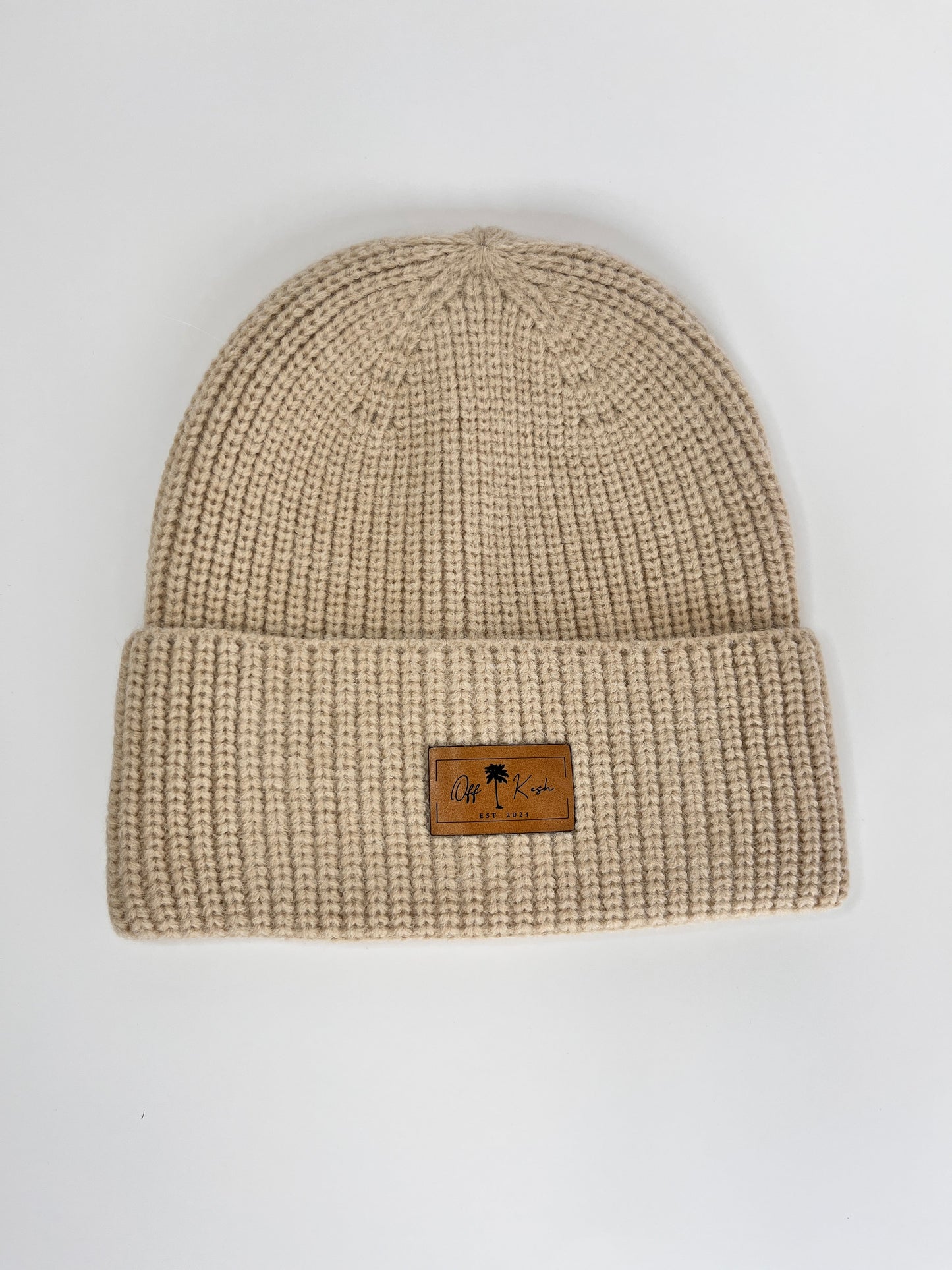 Head Warmer Cap - Off Kesh Beanie in Brown