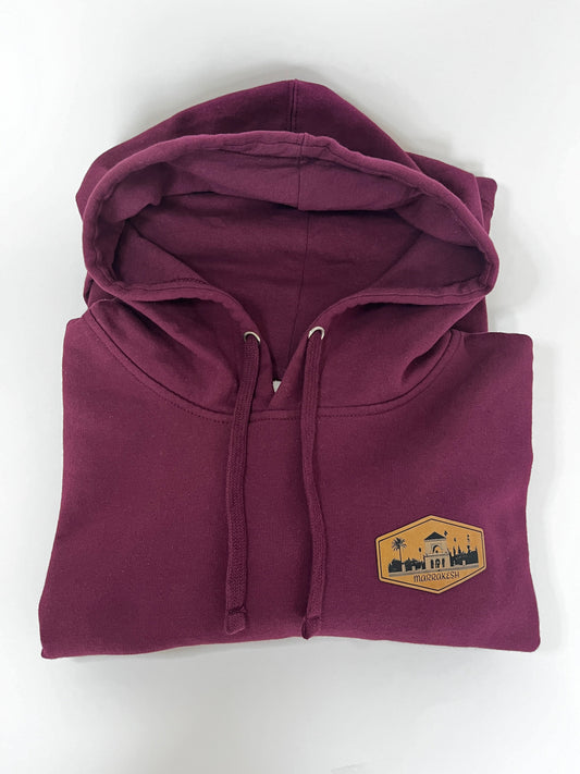 Unisex Hoodies: Off Kesh Hoodie in Purple 